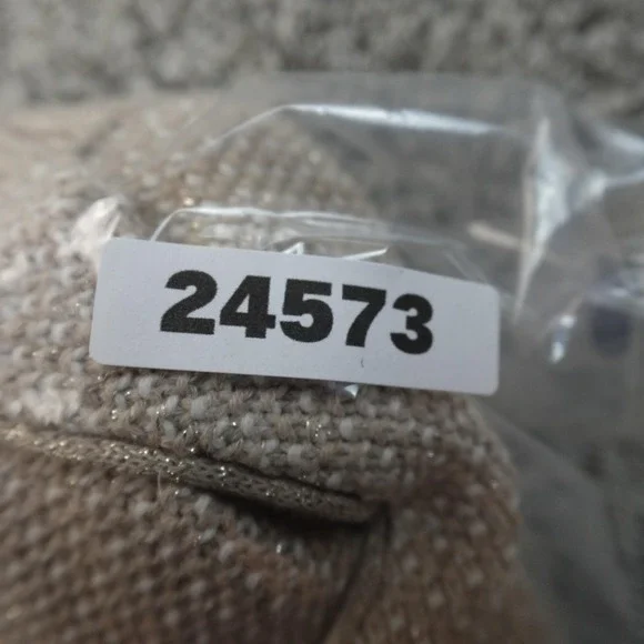 Banana Republic Cardigan Womens M Beige Metallic Knit Button Sweater Jacket Coat - Picture 10 of 10